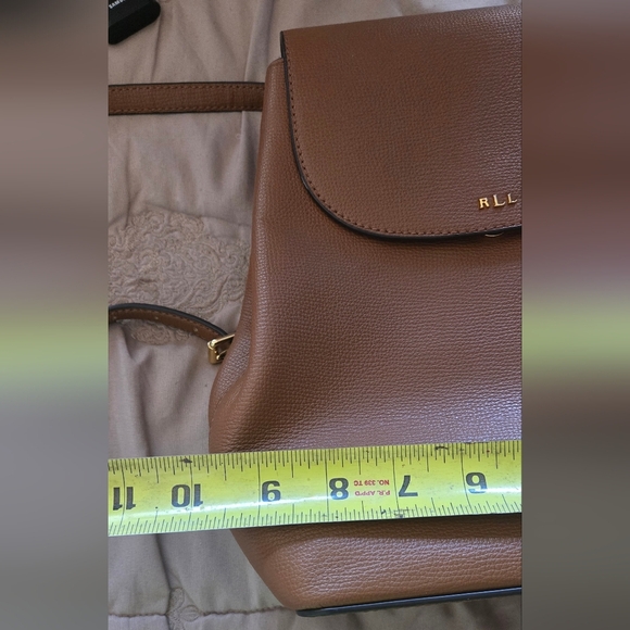 Ralph Lauren Brown Leather Backpack - Picture 10 of 12